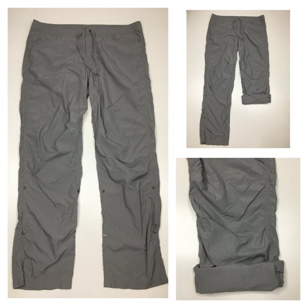 EXOFFICIO Insect Shield Bug Repellent Gray Adjustable Length Velcro Active Pant
